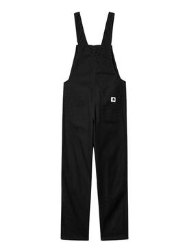 Peto Carhartt Bib Straight negro para mujer