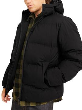 Chaqueta acolchada Jack and Jones Payne negro para hombre