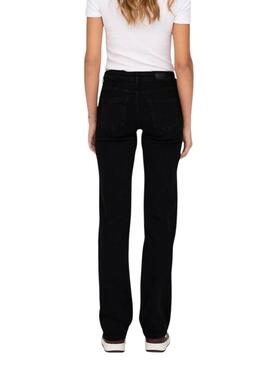 Pantalón Vaquero Only Blush recto negro para mujer