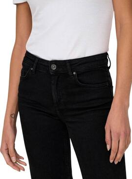 Pantalón Vaquero Only Blush recto negro para mujer