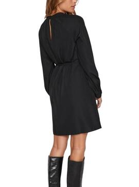 Vestido Vila Vigraffy negro para mujer