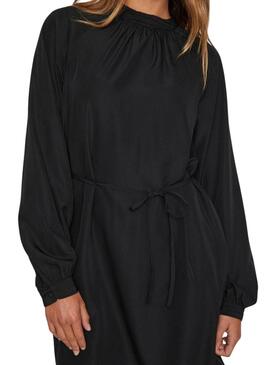 Vestido Vila Vigraffy negro para mujer