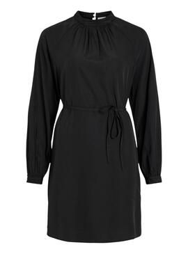 Vestido Vila Vigraffy negro para mujer