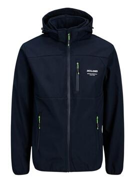 Chaqueta softshell Jack and Jones Theo marino para hombre