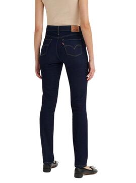 Pantalón vaquero Levis 312 Shaping slim oscuro para mujer