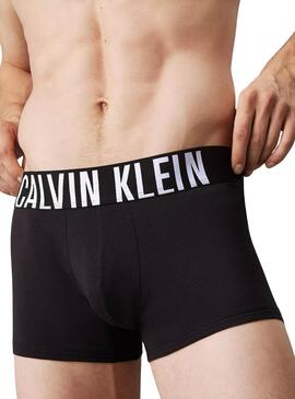 Pack 3 bóxers Calvin Klein Logo a contraste negro para hombre