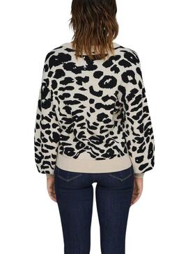 Jersey Only Lima animal print para mujer