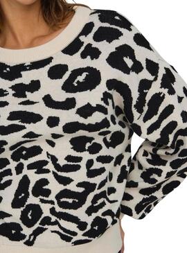 Jersey Only Lima animal print para mujer