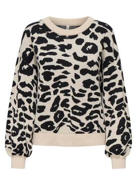 Jersey Only Lima animal print para mujer