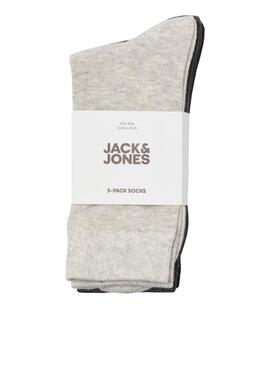 Pack 3 Calcetines Jack and Jones Rafael para hombre