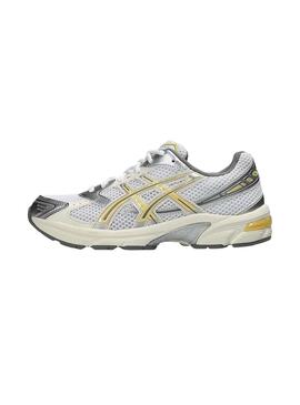 Zapatillas Asics Gel 1130 amarillo y plateado para mujer