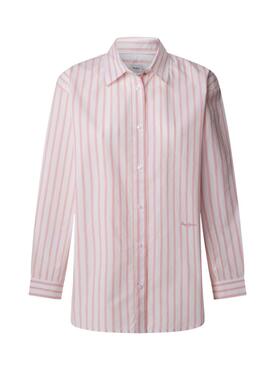 Camisa Pepe Jeans Artemisa rayas rosa para mujer