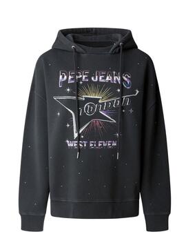 Sudadera Pepe Jeans Lilian negro para mujer