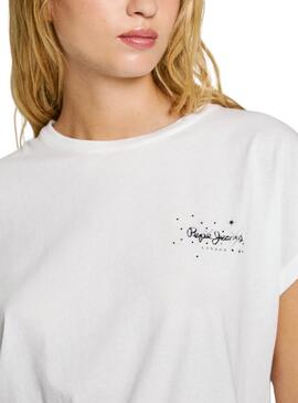 Camiseta Pepe Jeans Lorena blanco para mujer