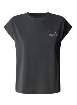 Camiseta Pepe Jeans Lorena negro para mujer