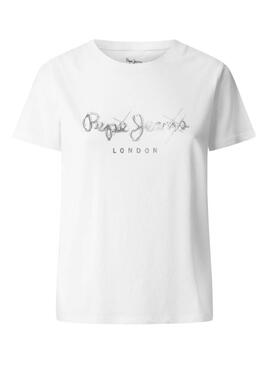 Camiseta Pepe Jeans Leticia blanco para mujer