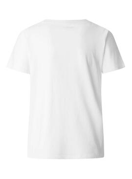 Camiseta Pepe Jeans Leticia blanco para mujer