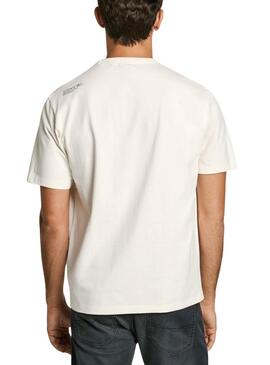 Camiseta Pepe Jeans Dylan blanco para hombre