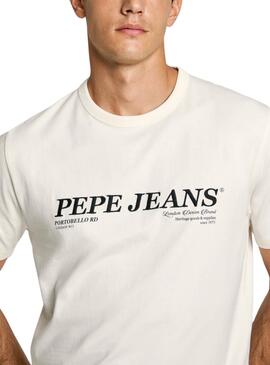 Camiseta Pepe Jeans Dylan blanco para hombre