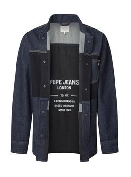 Camisa Pepe Jeans Baz denim bicolor para hombre