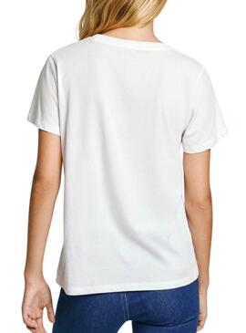 Camiseta Pepe Jeans Leticia blanco para mujer