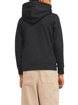 Sudadera Jack and Jones Portland negro para niño