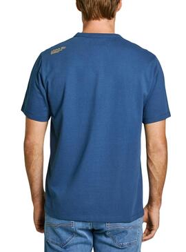 Camiseta Pepe Jeans Dylan azul para hombre