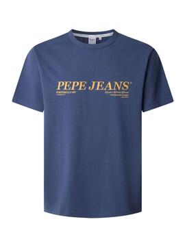 Camiseta Pepe Jeans Dylan azul para hombre