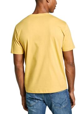 Camiseta Pepe Jeans Eggo amarillo para hombre