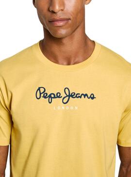 Camiseta Pepe Jeans Eggo amarillo para hombre