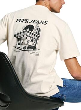 Camiseta Pepe Jeans Dalton blanco para hombre