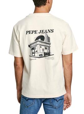 Camiseta Pepe Jeans Dalton blanco para hombre