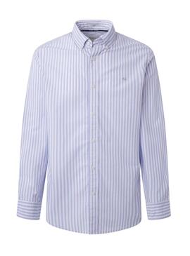 Camisa Pepe Jeans Ander rayas azul para hombre