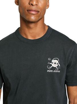 Camiseta Pepe Jeans Dean negro para hombre