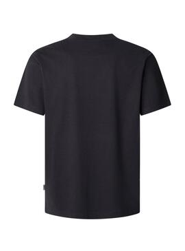 Camiseta Pepe Jeans Flag negro para hombre