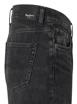 Pantalón Vaquero Pepe Jeans Nils Loose negro para hombre