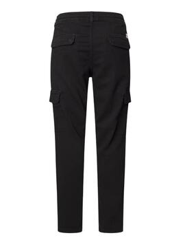 Pantalón Pepe Jeans Gymdigo cargo negro para hombre