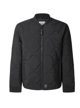 Cazadora bomber Pepe Jeans Malabar guateada negro para hombre 