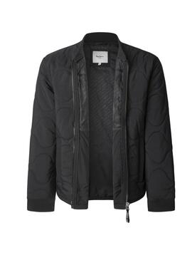 Cazadora bomber Pepe Jeans Malabar guateada negro para hombre 