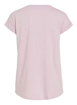 Camiseta Vila Vidreamers New rosa para Mujer