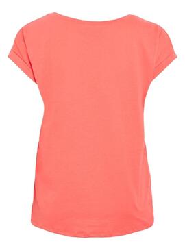 Camiseta Vila Vidreamers New coral para Mujer