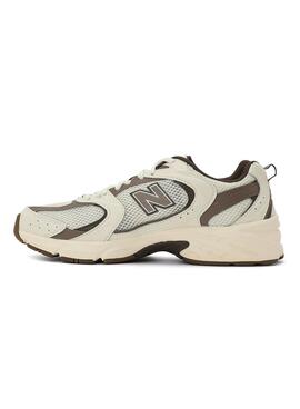 Zapatillas New Balance 530 SMU beige y marrón para mujer