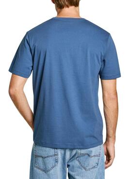 Camiseta Pepe Jeans Eggo azul para hombre