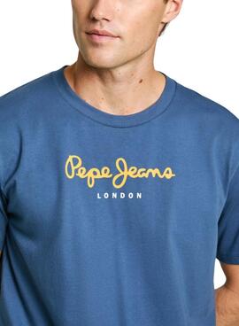 Camiseta Pepe Jeans Eggo azul para hombre