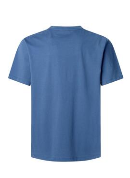 Camiseta Pepe Jeans Eggo azul para hombre