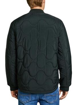 Cazadora bomber Pepe Jeans Malabar guateada negro para hombre 