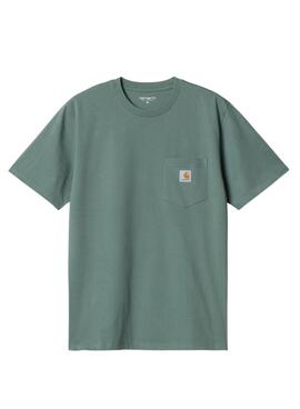 Camiseta Carhartt Pocket verde para hombre