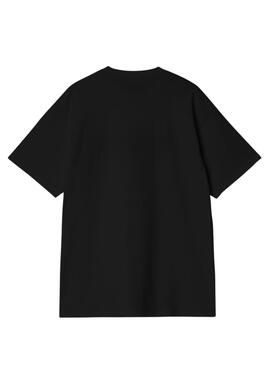 Camiseta Carhartt Label Script negro para hombre