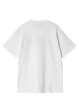 Camiseta Carhartt Label Script blanco para hombre