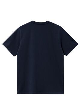 Camiseta Carhartt Chase marino para hombre